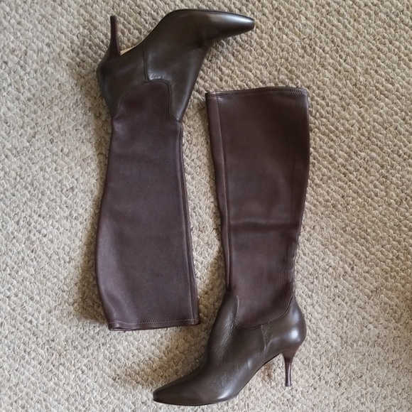 Cole Haan Shoes - Cole Haan stretch leather knee high boots